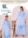 Wonder Vol 10 By Blue Hills Rayon Embroidery Kurti With Bottom Wholesale Online